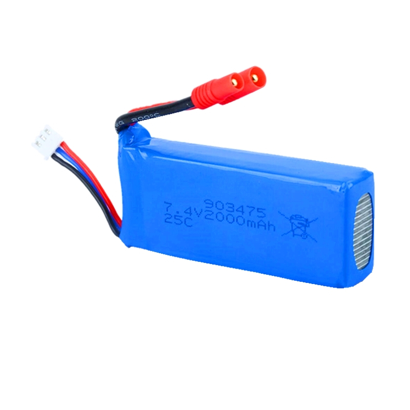 7.4 v 2000mah drone hot sale battery